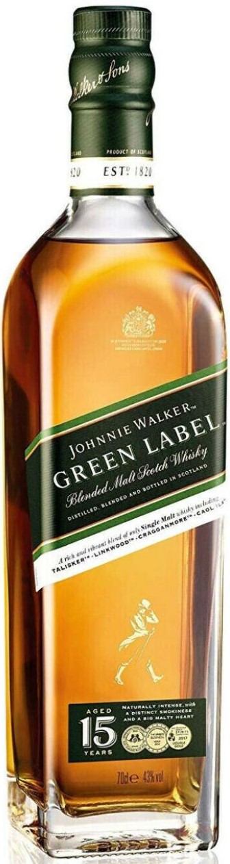 Johnnie Walker Green Label 15 Year Scotch Whisky - Lunds
